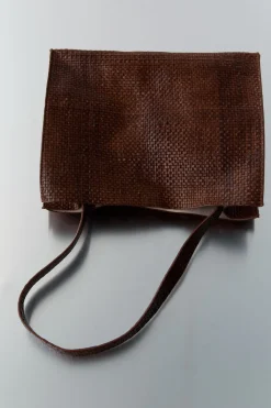 Woven Minimal Mini Tote -|St. Agni Sale