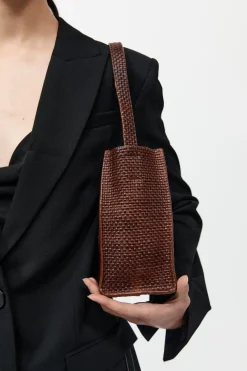 Woven Minimal Mini Tote -|St. Agni Sale