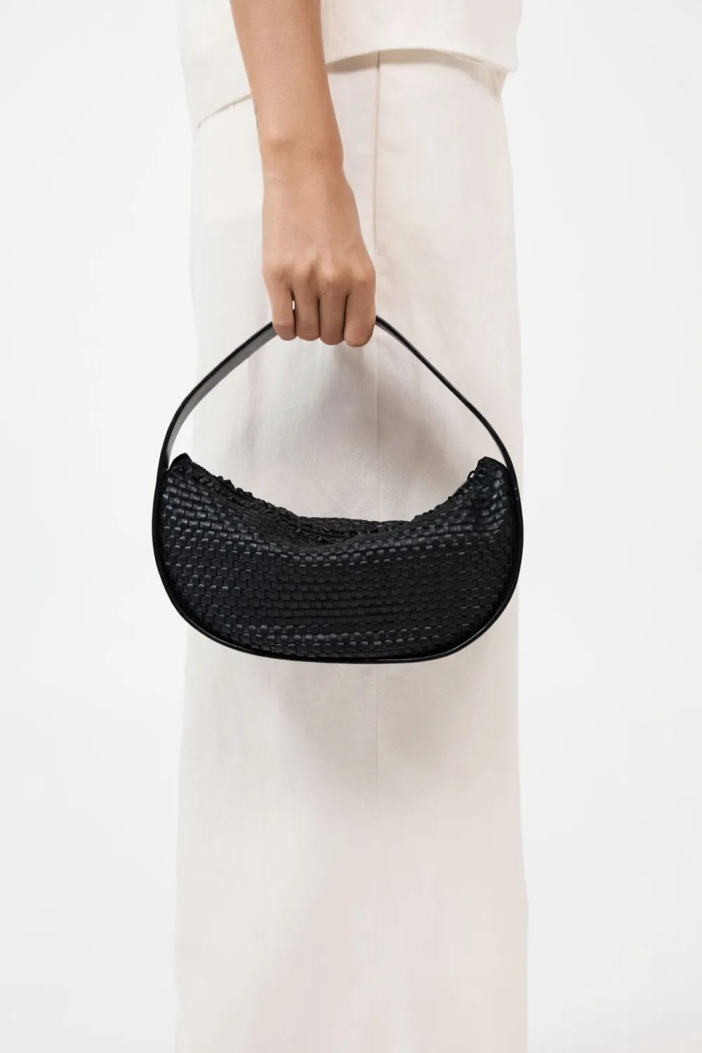 Woven Petit Arc Bag -|St. Agni Outlet