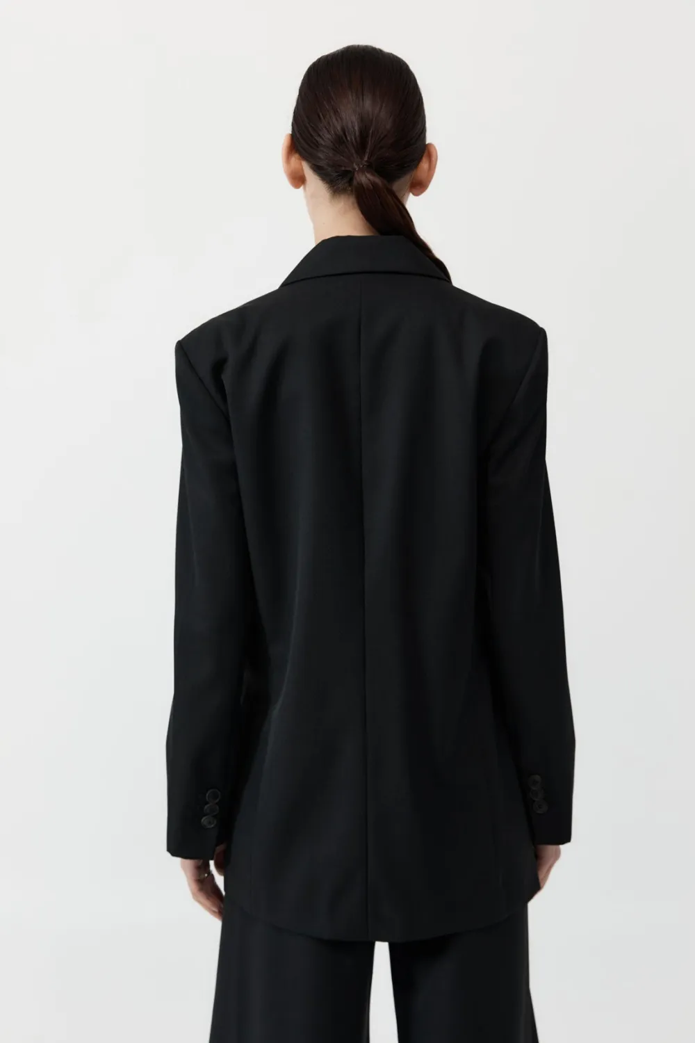 Wrap Blazer - Black|St. Agni Discount