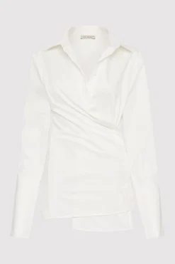 Wrap Shirt - White|St. Agni Shop