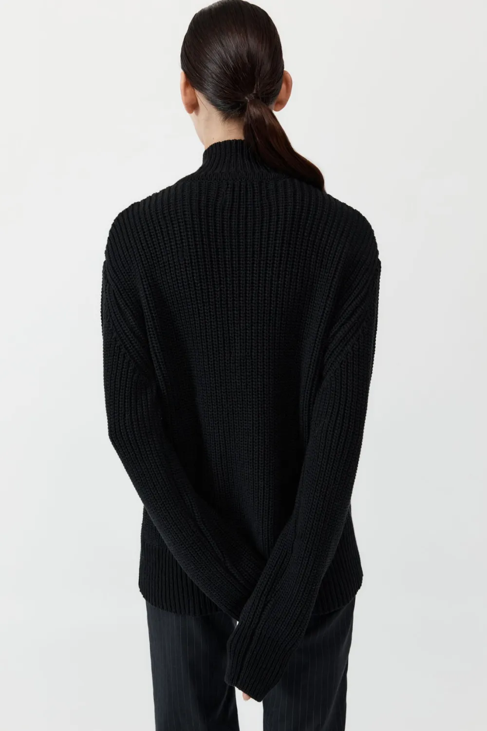 Zip Detail Cardigan -|St. Agni Clearance