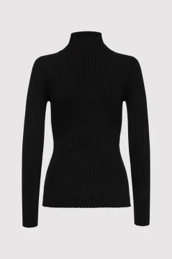 Zip Front Top - Black|St. Agni Flash Sale