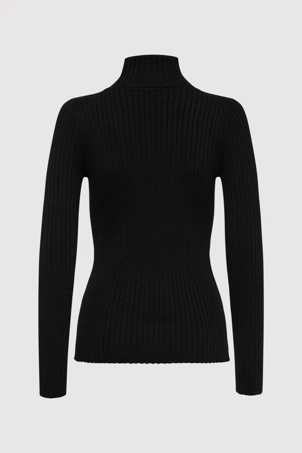 Zip Front Top - Black|St. Agni Flash Sale