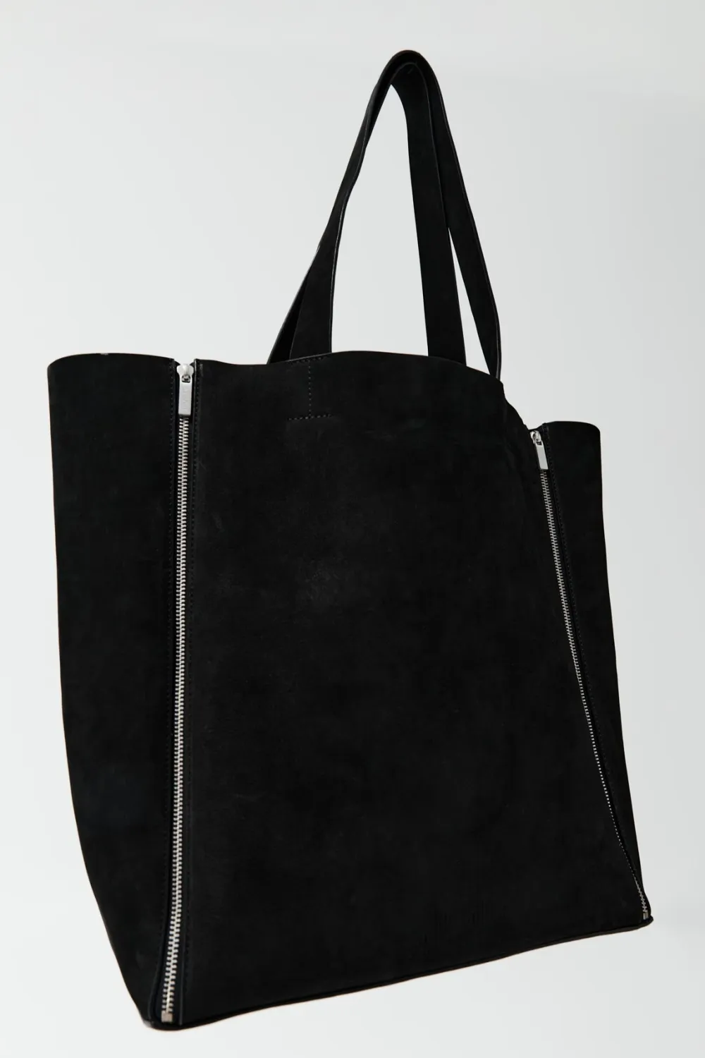 Zip Tote Bag - Black|St. Agni Fashion