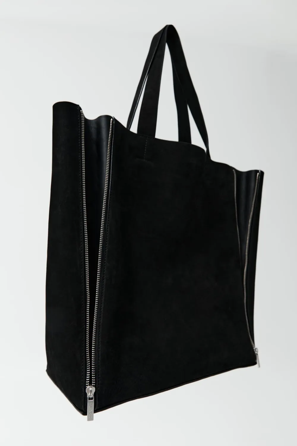 Zip Tote Bag - Black|St. Agni Fashion