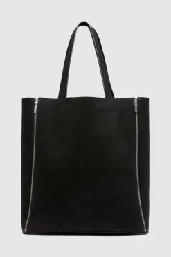 Zip Tote Bag - Black|St. Agni Fashion