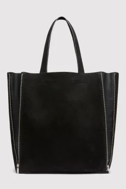 Zip Tote Bag - Black|St. Agni Fashion