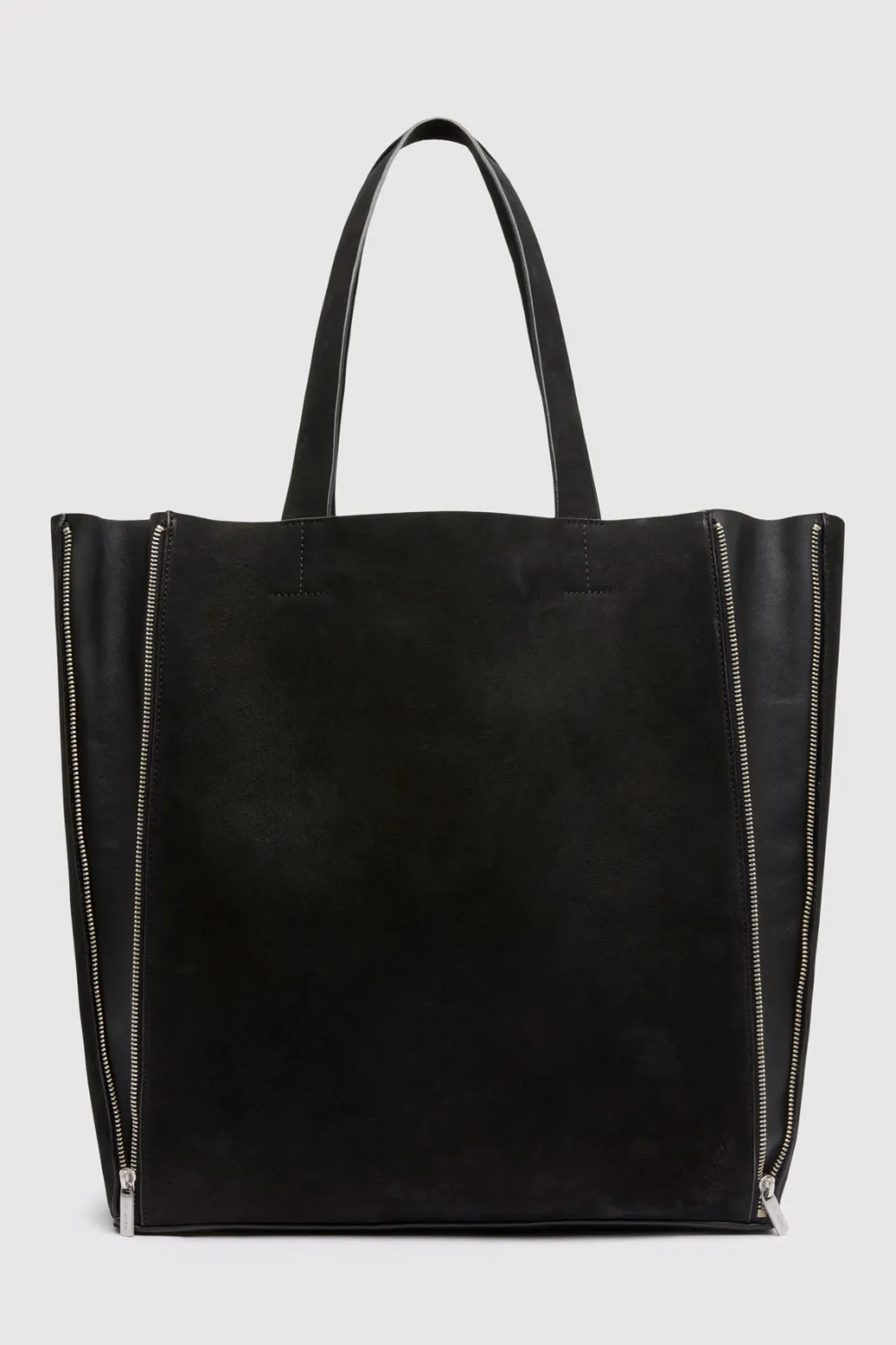 Zip Tote Bag - Black|St. Agni Fashion